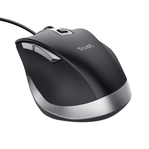 Mouse Trust Fyda cu fir 5000 DPI ,  negru Cod Produs: TR-24728 [2]