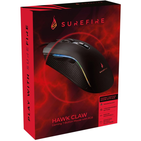 MOUSE VERBATIM GAMING HAWK CLAW RGB NEGRU Cod Produs: 48815 [2]