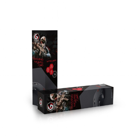 MousePAD GEMBIRD - gaming ,  cauciuc si material textil ,  900 x 350 x 3 mm ,  negru ,  Cod Produs: MP-GAME-XL [2]