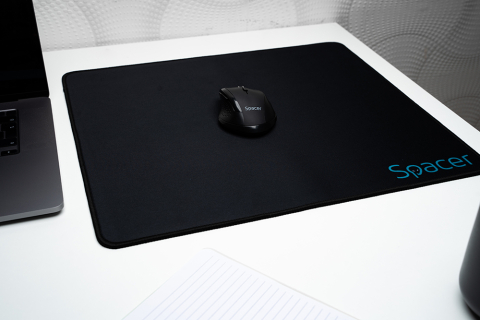 MousePAD SPACER gaming ,  cauciuc si material textil ,  450 x 400 x 3 mm ,  negru Cod Produs: SP-PAD-GAME-L [3]