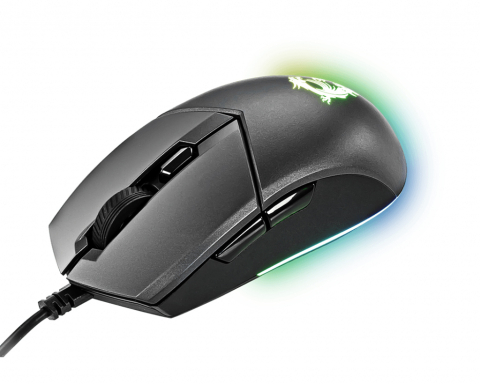 MSI Clutch GM11 wired symmetrical design Optical GAMING Mouse with RGB lighting ,  Cod Produs: CLUTCH GM11 [1]