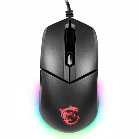 MSI Clutch GM11 wired symmetrical design Optical GAMING Mouse with RGB lighting ,  Cod Produs: CLUTCH GM11 [0]