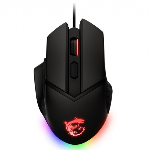 MSI Clutch GM20 ELITE Right handed Optical GAMING Mouse Max DPI 6400 Adjustable Weight system RGB lighting with the ability ,  Cod Produs: CLUTCH GM20 ELITE [0]