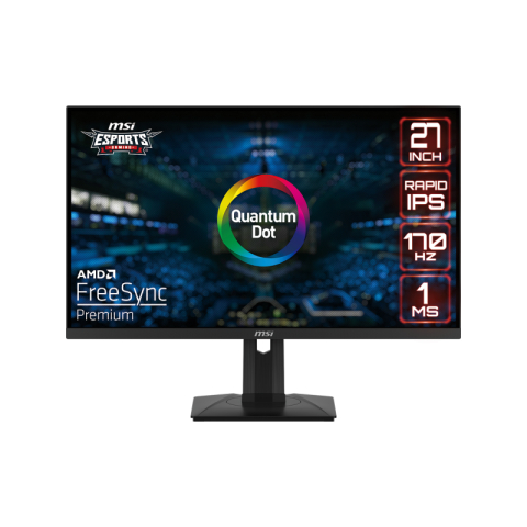MSI G274QPF QD 27inch Rapid IPS WQHD 170Hz 1ms 300cd/m2 HDMIx2 DP USB Type C pivot Cod Produs: G274QPF QD [0]