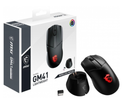 MSI; CLUTCH; GM41 Gaming Mouse; Lightweight Wireless , Cod Produs: CLUTCH GM41 LIGHTWEIGHT WIRELESS [5]