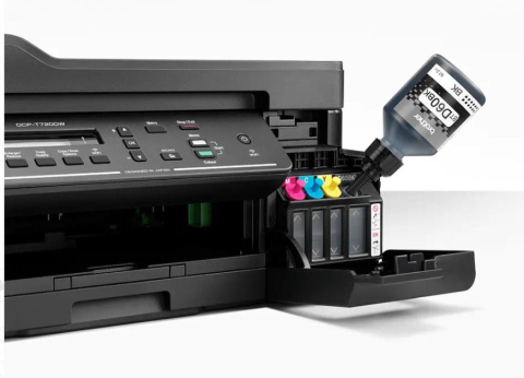 Multifunctional Inkjet CISS Color Brother DCP-T720DW , A4 , Functii: Impr|Scan|Cop , Vit de Print Monocrom: 17ppm , Vit de print color: 16ppm , Conec: USB|Wi-Fi , Duplex: Da , ADF: ADF (timbru verde 4 [2]