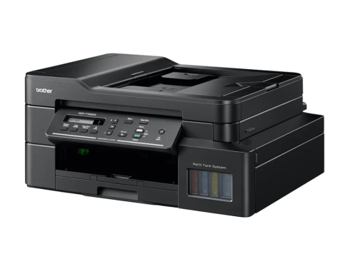 Multifunctional Inkjet CISS Color Brother DCP-T720DW , A4 , Functii: Impr|Scan|Cop , Vit de Print Monocrom: 17ppm , Vit de print color: 16ppm , Conec: USB|Wi-Fi , Duplex: Da , ADF: ADF (timbru verde 4 [0]