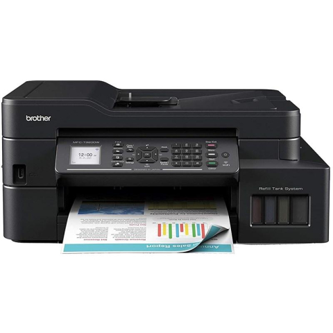 Multifunctional Inkjet CISS Color Brother MFC-T920DW , A4 , Functii: Impr|Scan|Cop|Fax , Vit Print Mono: 17ppm , Vit print color: 16ppm , Conectiv: USB|Ret|Wi-Fi , Duplex: Da , ADF: ADF (timbru verde [0]