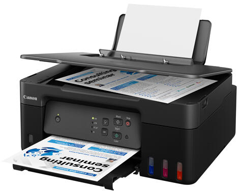 Multifunctional Inkjet CISS Color Canon G2430, A4, Functii: Impr.|Scan.|Cop., Viteza de Printare Monocrom: 11ppm, Viteza de printare color: 6ppm, Conectivitate:USB, Duplex:Da, ADF:Nu(incl.TV 8lei) 599 [1]