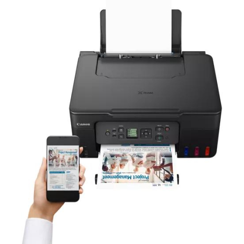 Multifunctional Inkjet CISS Color Canon G3470 Black, A4, Functii: Impr.|Scan.|Cop., Viteza de Printare Monocrom: 11ipm, Viteza de printare color: 6ipm, Conectivitate:USB|WIFI, Duplex:Nu, ADF:Nu(incl.T [6]