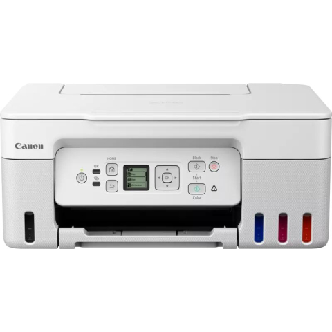 Multifunctional Inkjet CISS Color Canon G3470 White, A4, Functii: Impr.|Scan.|Cop., Viteza de Printare Monocrom: 11ipm, Viteza de printare color: 6ipm, Conectivitate:USB|WIFI, Duplex:Nu, ADF:Nu(incl.T [1]