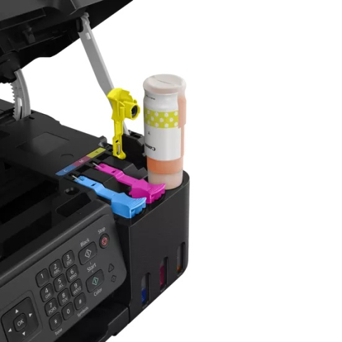 Multifunctional Inkjet CISS Color Canon G4470,A4,Functii: Impr.|Scan.|Cop.|Fax,Viteza Print Mono:11ipm,Viteza print color:6ipm,Conectiv:USB|WiFi,Duplex:Nu,ADF:ADF(timbru verde 11 lei) 5807C009AA [5]