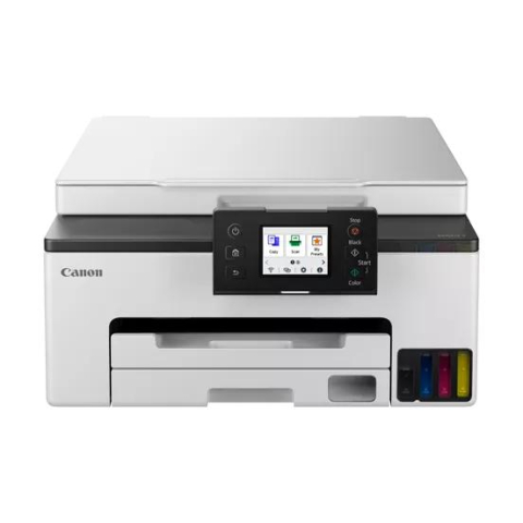 Echipamente de printare si scanare - Multifunctional Inkjet CISS Color Canon GX2040, A4, Functii: Impr.|Scan.|Cop.|Fax|Cloud, Viteza de Printare Monocrom: 15ipm, Viteza de printare color: 10IPM, Conectivitate:USB|WIFI|RET, Duplex:Nu, ADF