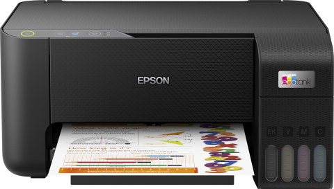 Echipamente de printare si scanare - Multifunctional Inkjet CISS Color Epson L3230, A4, Functii: Impr.|Scan.|Cop., Viteza de Printare Monocrom: 33ppm, Viteza de printare color: 15ppm, Conectivitate:USB, Duplex:Nu, ADF:Nu, (incl.TV 11lei)