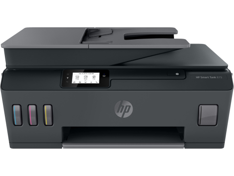 Echipamente de printare si scanare - Multifunctional Inkjet CISS Color HP Tank 615, A4, Functii:Impr|Scan|Cop|Fax,Viteza Print Mono:11ppm,Viteza Print color:5ppm,Conectiv:USB|WiFi,Duplex:Nu,ADF:ADF Y0F71A (timbru verde 11 lei)