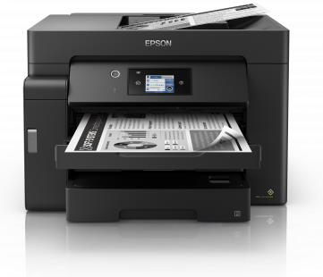 Echipamente de printare si scanare - Multifunctional Inkjet CISS Mono Epson M15140, A3, Functii:Impr|Scan|Cop,Viteza Print Mono:25ppm,Viteza Print color:,Conectiv:USB|Retea|Wi-Fi,Duplex:Da,ADF:Da, (Timbru Verde 23lei) C11CJ41402(RAPO)