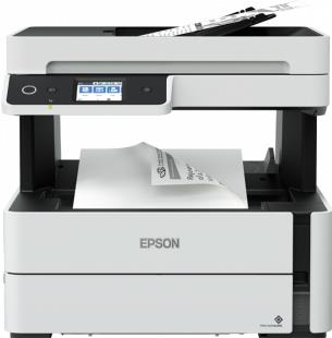 Echipamente de printare si scanare - Multifunctional Inkjet CISS Mono Epson M3170, A4,Functii: Impr.|Scan.|Cop.|Fax, Viteza de Printare Monocrom:25ppm, Viteza de printare color:Conectivitate:USB|Ret|WiFi, Duplex:Da, ADF:Nu, C11CG92403(RA