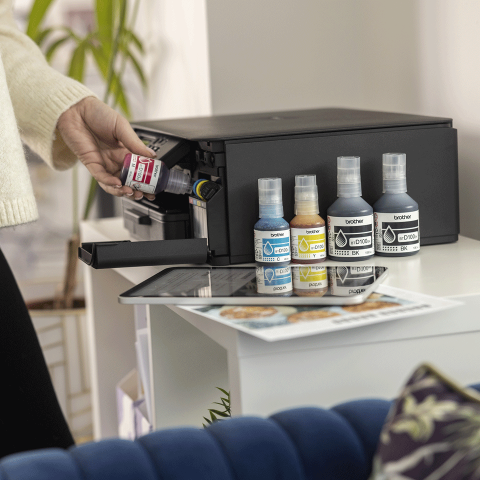 Multifunctional inkjet color BROTHER DCP-T530DW CISS, A4, USB, Wi-Fi [4]