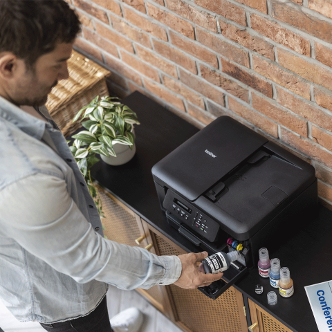 Multifunctional inkjet color BROTHER DCP-T730DW CISS, A4, USB, Wi-Fi [4]