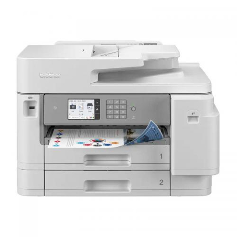 Echipamente de printare si scanare - Multifunctional Inkjet Color BROTHER J5955DW,A3,Functii:Impr|Scan|Cop|Fax,Vit de Print Mono:30ppm,Vit de print color:30ppm,Conectiv:USB|Ret|WiFi,Duplex:Da,ADF:DADF(Timbru Verde 23lei) MFCJ5955DWRE1
