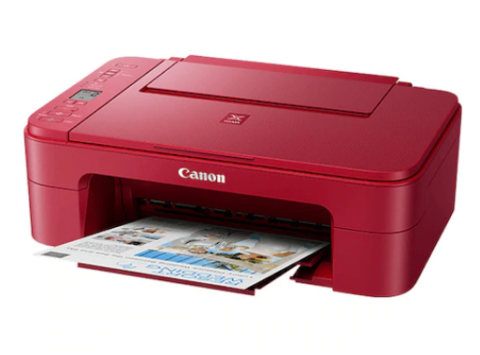 Multifunctional Inkjet Color Canon Pixma TS3352 Red, A4, Functii:Impr|Scan|Cop,Viteza Print Mono:7.7ipm,Viteza Print color:4ipm,Conectiv:USB|WiFi,Duplex:Nu,ADF:Nu(timbru verde 11 lei) 3771C046AA [2]