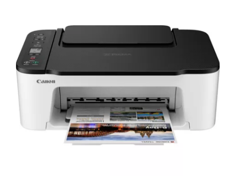 Multifunctional Inkjet Color Canon Pixma TS3452 Black/White , A4 , Functii: Impr|Scan|Cop , Vit Print Mono: 7.7ipm , Vit Print color: 4ipm , Conectiv: USB|WiFi , Duplex: Nu , ADF: Nu(timbru verde 11 l [1]