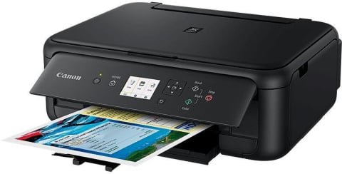 Echipamente de printare si scanare - Multifunctional Inkjet Color Canon Pixma TS5150, A4, Functii:Impr|Scan|Cop,Viteza Print Mono:13ppm,Viteza Print color:6.8ppm,Conectiv:USB|WiFi,Duplex:Da,ADF:Nu(incl.TV 8RON) 2228C006AA