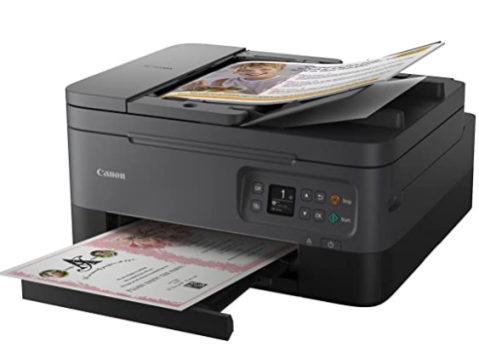 Multifunctional Inkjet Color Canon Pixma TS7450a Black , A4 , Functii: Impr|Scan|Cop , Viteza Print Mono: 13ipm , Viteza Print color: 6.8ipm , Conectiv: USB|Wi-Fi , Duplex: Da , ADF: ADF(timbru verde  [1]