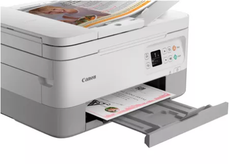 Multifunctional Inkjet Color Canon Pixma TS7451a White , A4 , Functii: Impr|Scan|Cop , Viteza Print Mono: 13ipm , Viteza Print color: 6.8ipm , Conectiv: USB|Wi-Fi , Duplex: Da , ADF: ADF(timbru verde  [4]