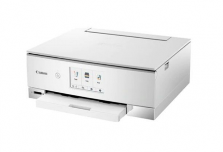 Multifunctional Inkjet Color Canon Pixma TS8351a White, A4, Functii: Impr.|Scan.|Cop., Viteza de Printare Monocrom: 15ipm, Viteza de printare color: 10ipm, Conectivitate:USB|WiFi, Duplex:Da, ADF:Nu(in [1]