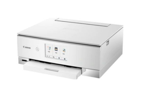 Multifunctional Inkjet Color Canon Pixma TS8351 White , A4 , Functii: Impr|Scan|Cop , Viteza Print Mono: 15ipm , Viteza Print color: 10ipm , Conectiv: USB|Wi-Fi , Duplex: Da , ADF: Nu(timbru verde 11 [1]