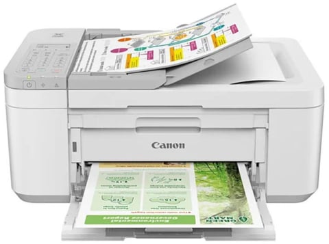 Echipamente de printare si scanare - Multifunctional InkJet Color Canon TR4756i, A4, Functii: Impr.|Scan.|Cop., Viteza de Printare Monocrom: 8.8ppm, Viteza de printare color: 4.4ppm, Conectivitate:USB|WIFI|RET, Duplex:Da, ADF:ADF(incl.TV