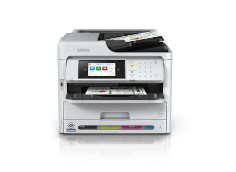 Echipamente de printare si scanare - Multifunctional inkjet Color EPSON WF-C5890DWF A4 Functii: Impr|Scan|Cop|Fax Viteza Print Mono:34ppm Viteza Print color:34ppm Conectiv:Retea|WiFi Duplex:Da ADF:ADF, (Timbru Verde 11lei) C11CK23401(RAP