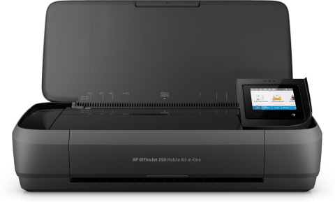 Echipamente de printare si scanare - Multifunctional inkjet Color HP OfficeJet 250Mobile AiO, A4, Functii:Impr|Scan|Cop,Viteza Print Mono:9ppm,Viteza Print color:6ppm,Conectiv:USB|WiFi,Duplex:Da,ADF:ADF(Timbru Verde 11lei) CZ992A