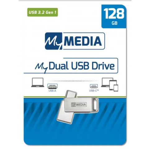 Electronice - My Media Dual USB 3.2 Gen 1 /USB C Drive 128GB Cod Produs: 69271