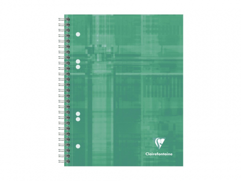 Notebook A5+ (16 x 21 cm) cu spirala, 90 file, Clairefontaine Bind'O Block [3]