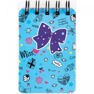 Carnetele si organizatoare - Notebook A7 MISS dimensiune 105 mm x 70mm