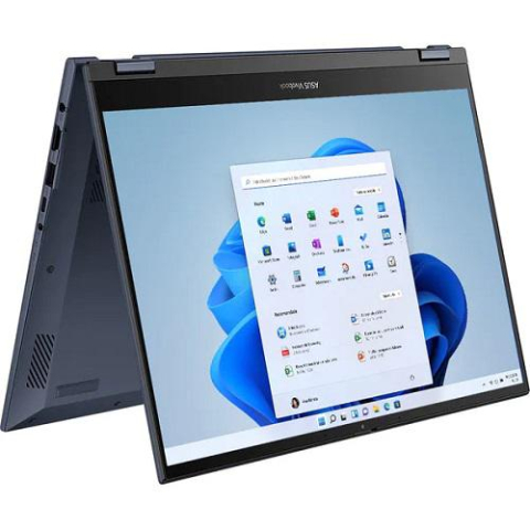 Notebook Asus 14 inch WUXGA 1920 x 1200 Touch screen AMD Ryzen 5 5600H 4.2 GHz | 8 GB SSD 512 GB Wireless BT | 1xHDMI 1.5 kg WIN 11 Home S Quiet Blue Cod Produs: TN3402QA-LZ022W [0]