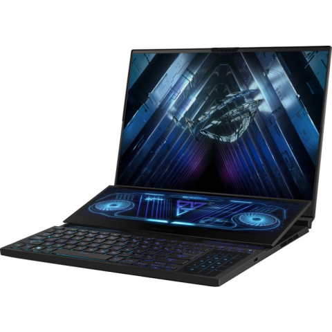 Notebook Asus 16 inch QHD+ ,  WQXGA ScreenPad Plus AMD Ryzen 9 7945HX 5.4 GHz Mem 32 GB SSD 1 TB RTX 4080 Video 12GB LAN 1xHDMI FHD 1080P cam 2.67 kg WIN 11 Pro Black Cod Produs: GX650PZ-NM062X [1]