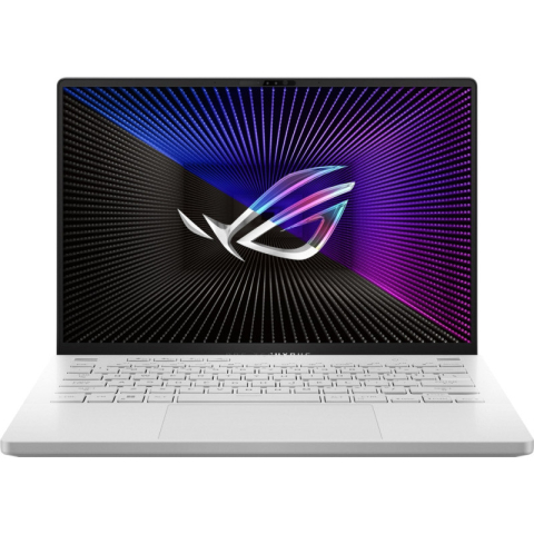 Notebook ASUS Zephyrus GA402XU AMD&nbsp;Phoenix&nbsp;R9 14inch QHD+ 165Hz IPS 16GB 1TB PCIe 4.0 GN21-X2 8GB W11H 2Y Moonlight White Anime Matrix Cod Produs: GA402XU-N2030W [0]