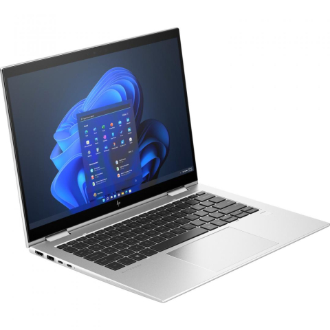 Notebook HP EliteBook x360 1040 G10  ,  Intel Core i7-1355U 10-Core ,  14.0 inch WUXGA TOUCH ,  Iris Xe Graphics ,  32GB LPDDR5 ,  SSD 1TB  ,  Windows 11 Pro 64bit ,  Silver ,  3yw Cod Produs: 7L813ET [1]