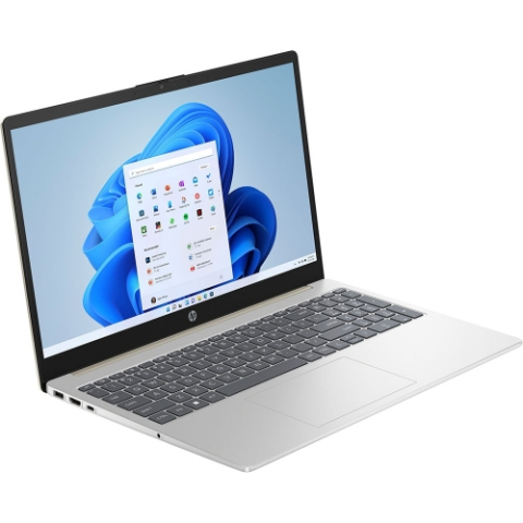 Notebook HP Laptop 15-fc0006nq AMD Ryzen 5 7520U 15.6inch FHD AG 16GB LPDDR5 512GB PCIe UMA W11H Warm Gold Cod Produs: 7K0P5EA#AKE [1]