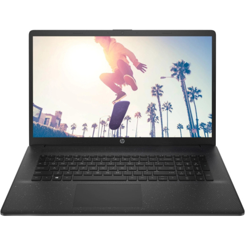 Notebook HP Laptop 17-cn2025nq Intel Core i5-1235U 17.3inch FHD AG 16GB 512GB PCIe Intel Iris Xe FreeDOS 3.0 Jet Black Cod Produs: 7H695EA#AKE [0]