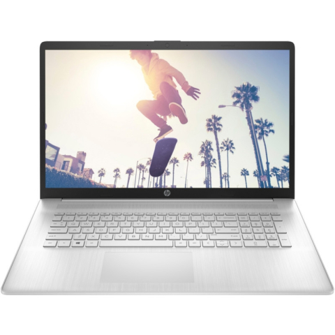 Notebook HP Laptop 17-cn2031nq Intel Core i7-1255U 17.3inch FHD AG 16GB 512GB PCIe Intel Iris Xe W11H Natural silver Cod Produs: 7K0S6EA#AKE [0]