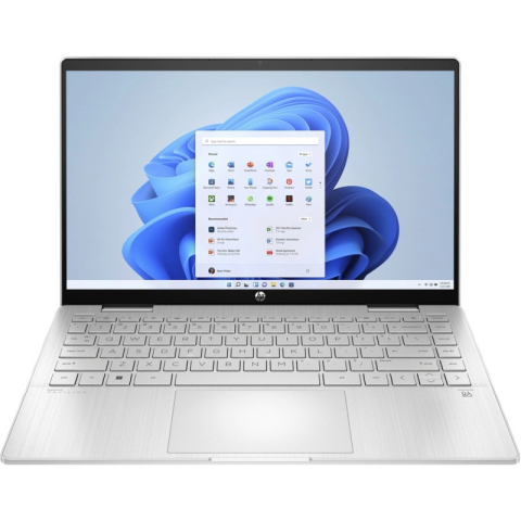 Notebook HP Pavilion x360 14-ek0004nn Intel Core i7-1255U 14inch FHD 16GB 512GB PCIe Intel Iris Xe W11H Natural Silver Cod Produs: 6M2N2EA#ABB [0]