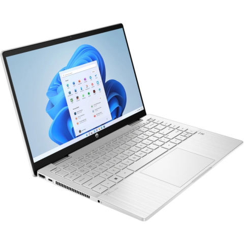 Notebook HP Pavilion x360 14-ek0004nn Intel Core i7-1255U 14inch FHD 16GB 512GB PCIe Intel Iris Xe W11H Natural Silver Cod Produs: 6M2N2EA#ABB [1]