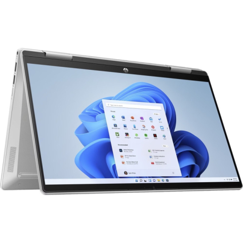 Notebook HP Pavilion x360 14-ek0004nn Intel Core i7-1255U 14inch FHD 16GB 512GB PCIe Intel Iris Xe W11H Natural Silver Cod Produs: 6M2N2EA#ABB [4]