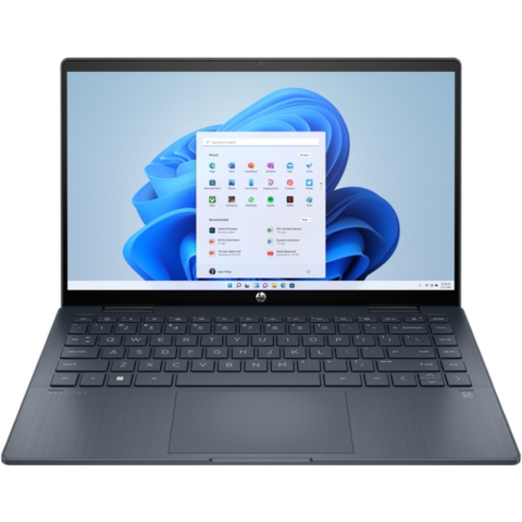 Notebook HP Pavilion x360 14-ek0008nn Intel Core i5-1235U 14inch FHD 8GB 512GB PCIe Intel Iris Xe W11H Space Blue Cod Produs: 6M2N6EA#ABB [0]