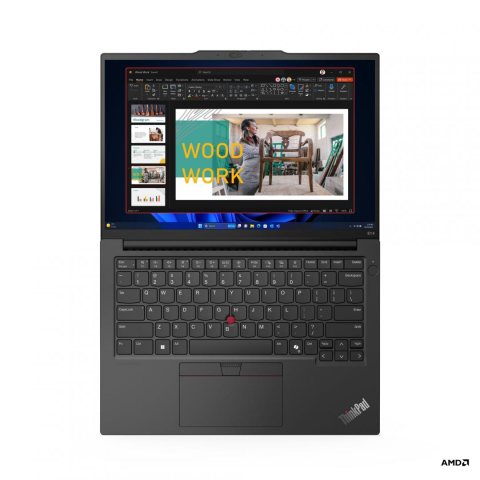 Notebook LENOVO ThinkPad E14 G6 AMD Ryzen 5 7535HS 14inch WUXGA 16GB DDR5 512GB SSD M.2 NOOS 3Y Onsite Cod Produs: 21M3003MRI [10]