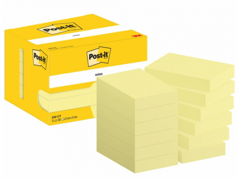 Notesuri adezive - Notes adeziv 51 x 76 mm 100 file/buc Post-it 3M, 12 buc/pachet PEFC CH18/0914